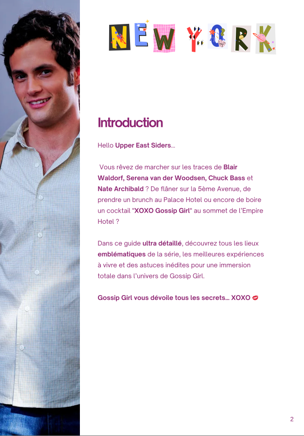 Guide Vivre comme dans Gossip Girl