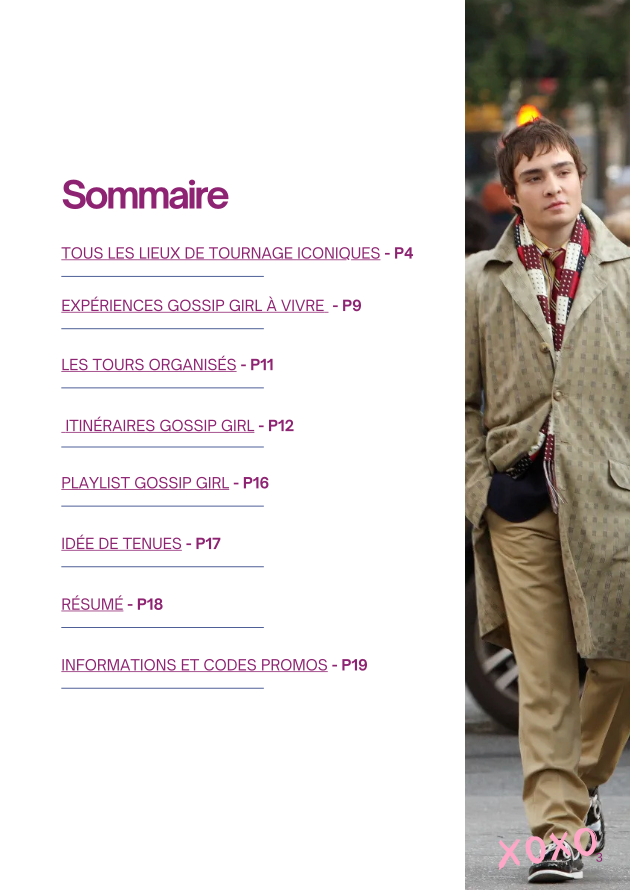 Guide Vivre comme dans Gossip Girl