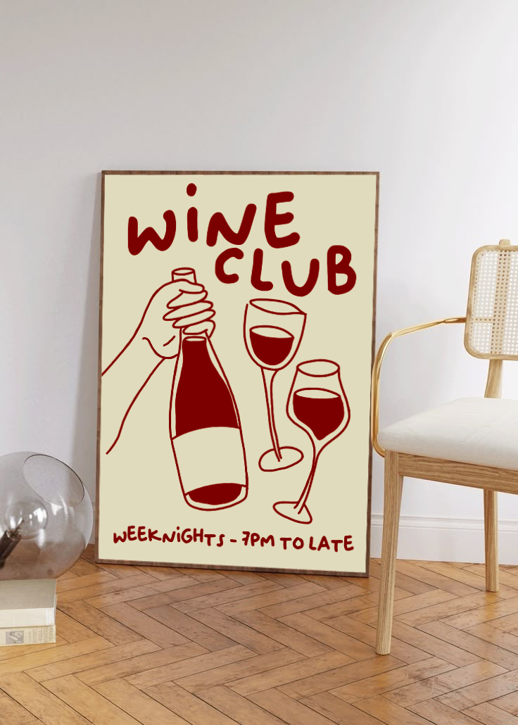 Affiche Wine Club