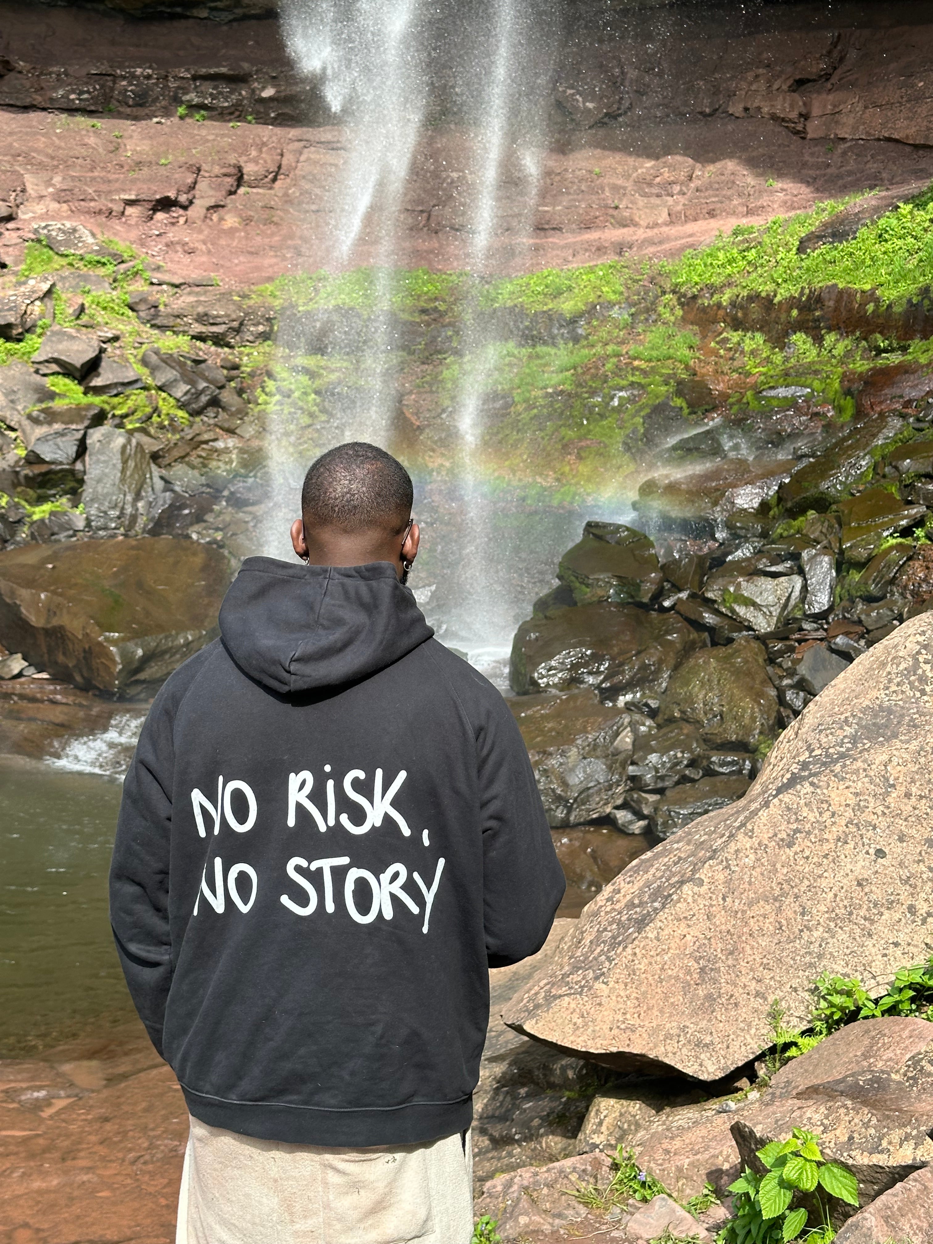 Hoodie No risk, no story white