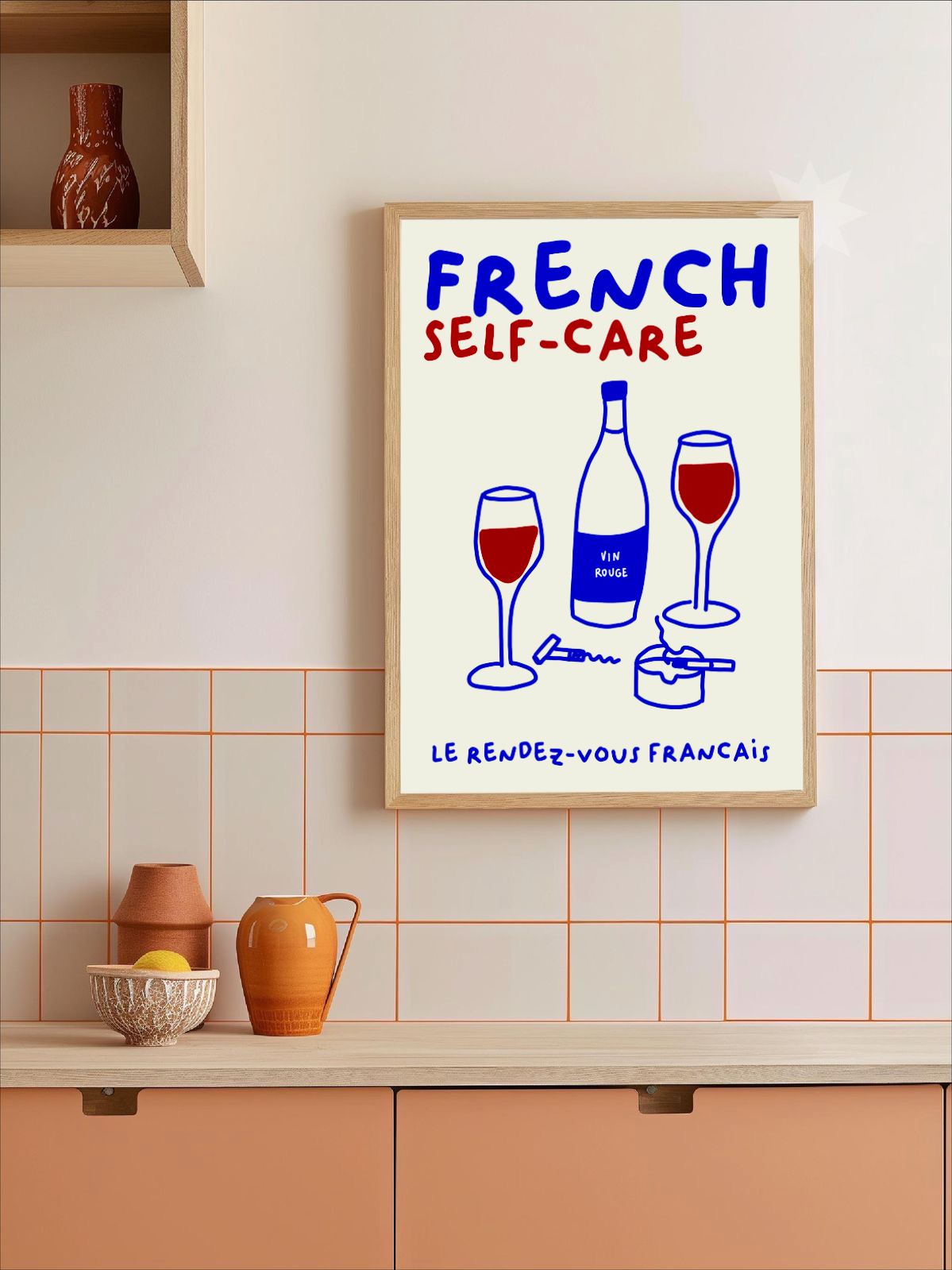 Affiche French Self-Care