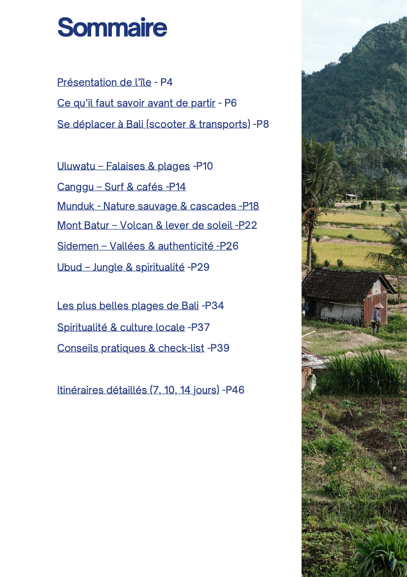 Guide Bali - Le Road trip complet PDF