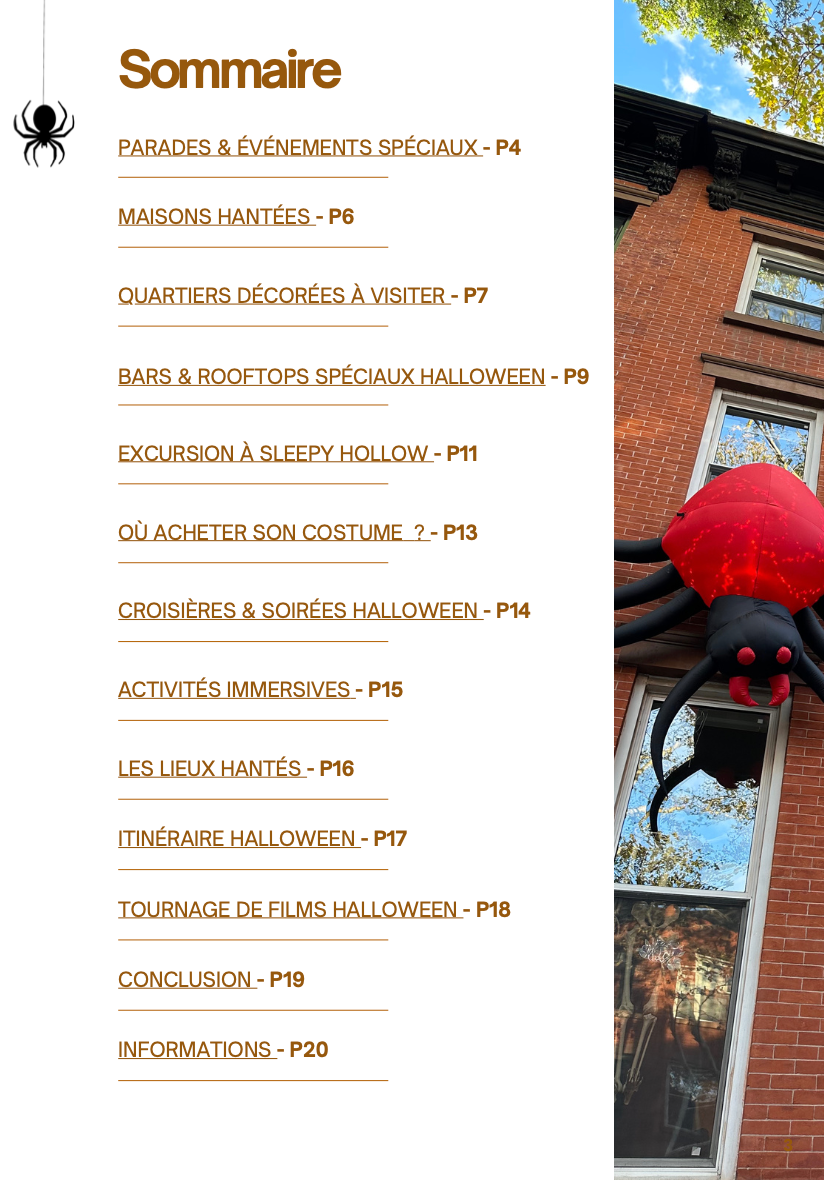 Guide Halloween à New York  🎃