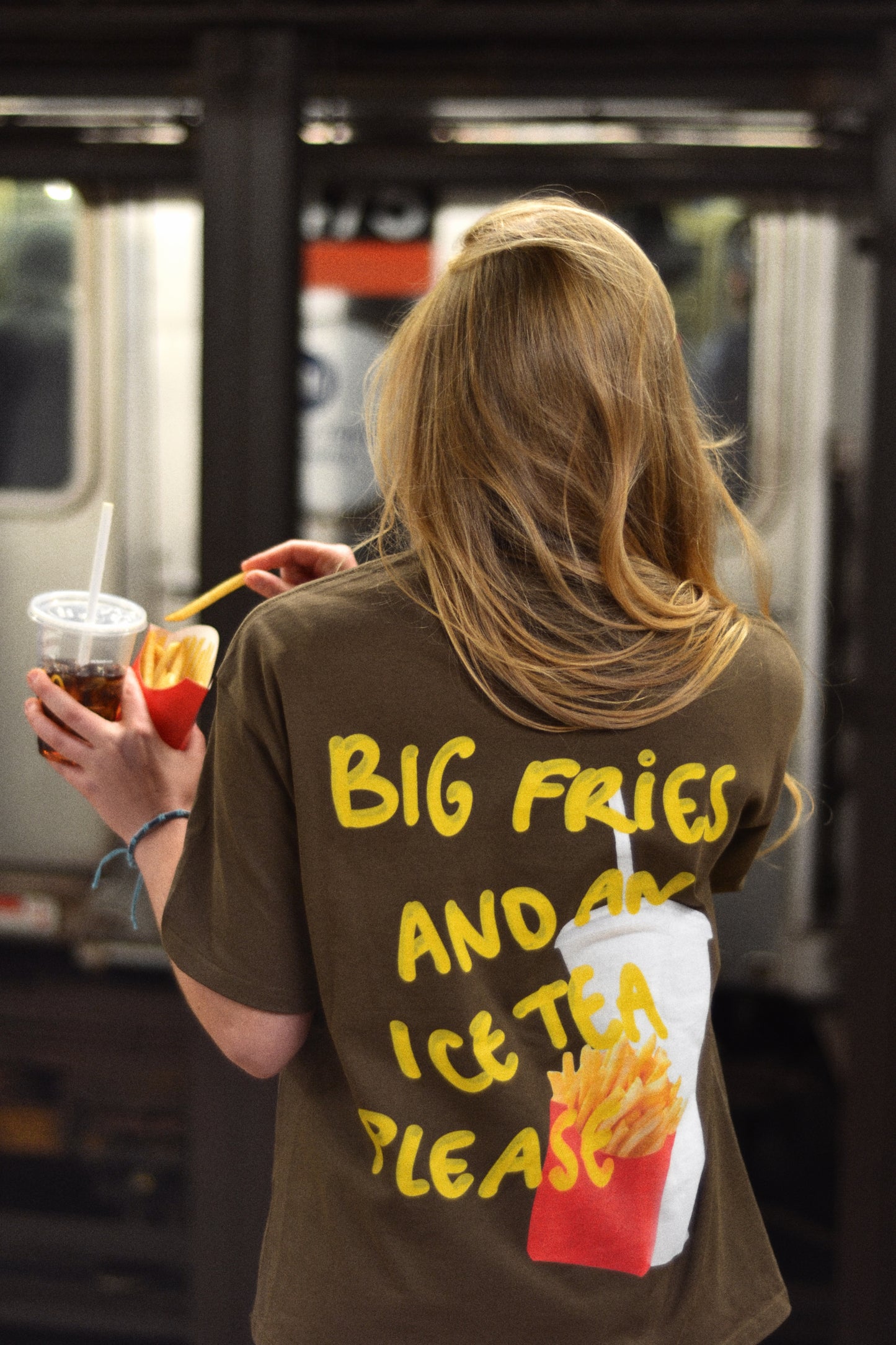 Brown food lover t-shirt