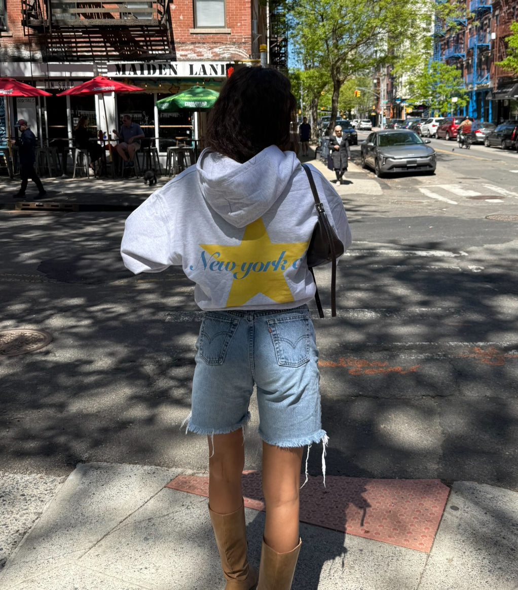 Hoodie zip etoile NYC
