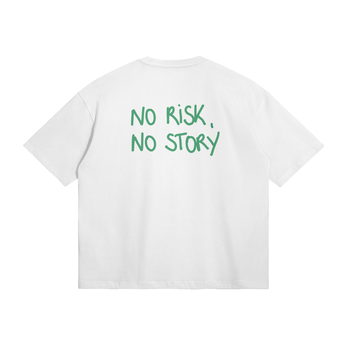 no risk no story green