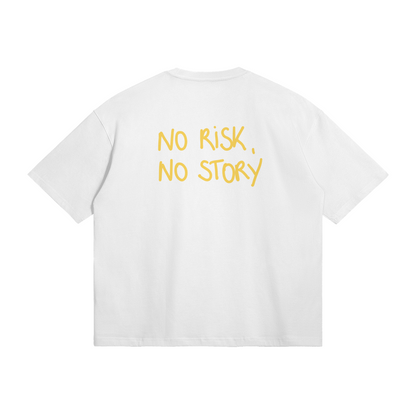 no risk no story jaune