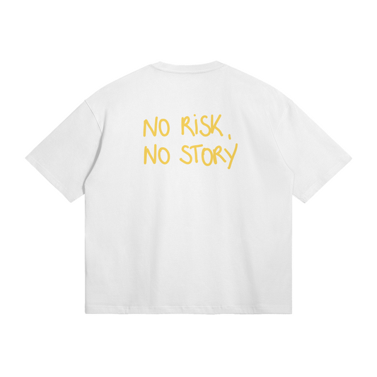 no risk no story yellow