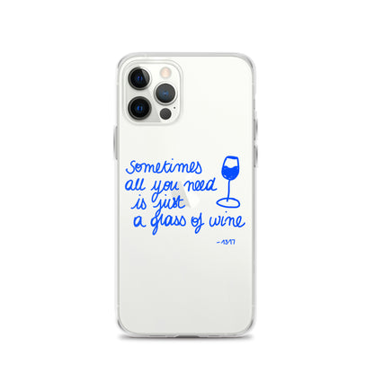 Wine theme iPhone case