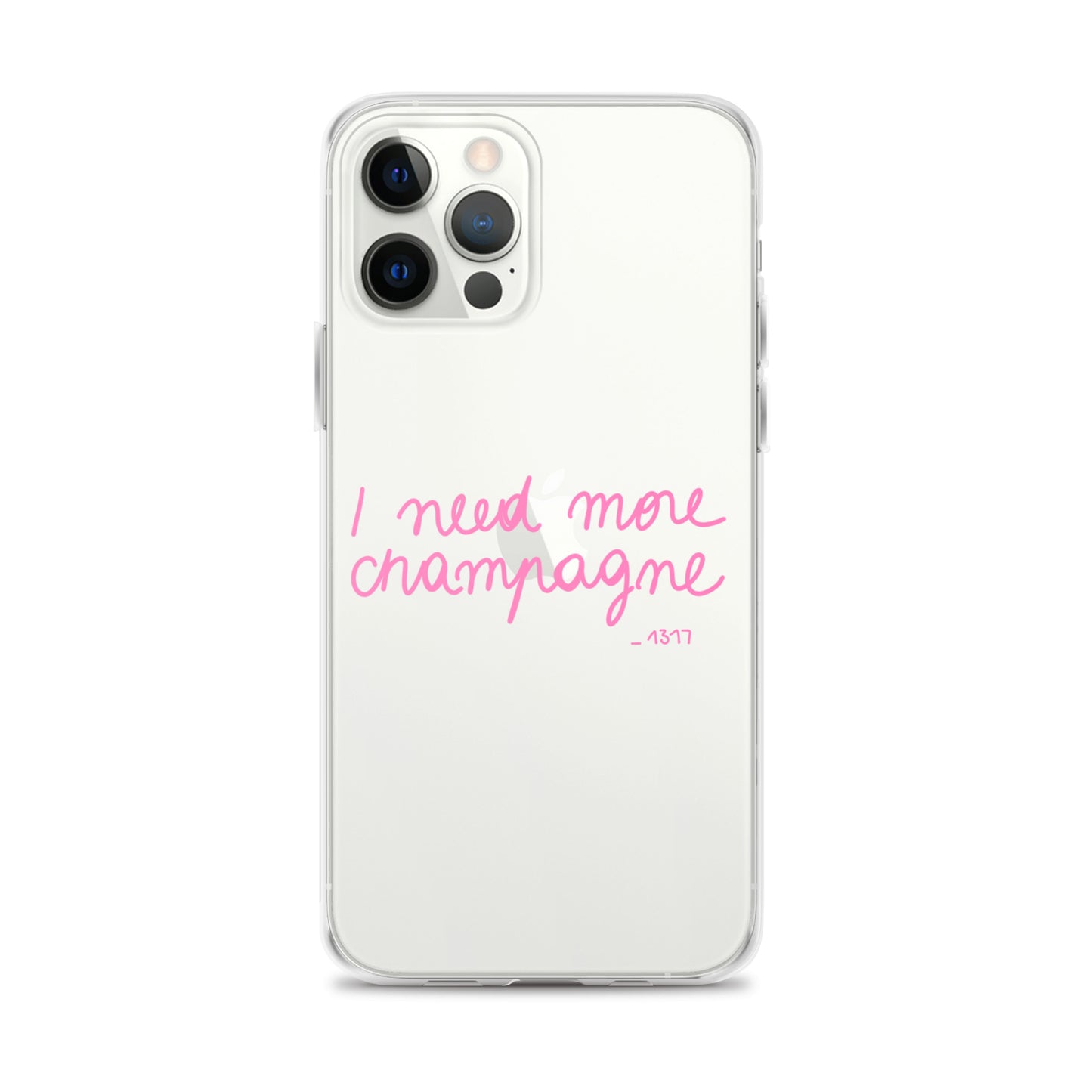 Coque pour iPhone I need more champagne rose