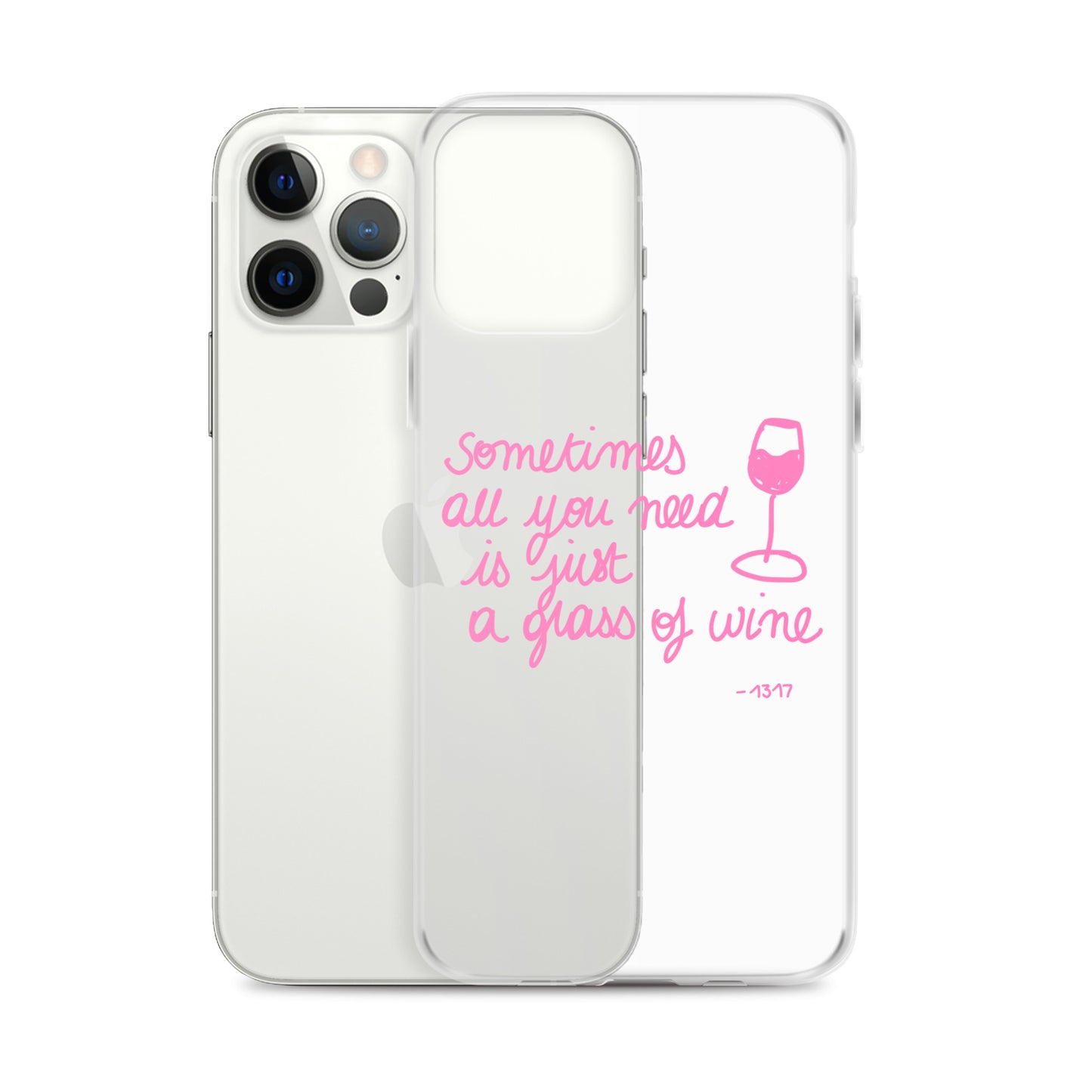 Coque pour iPhone Thème vin rose