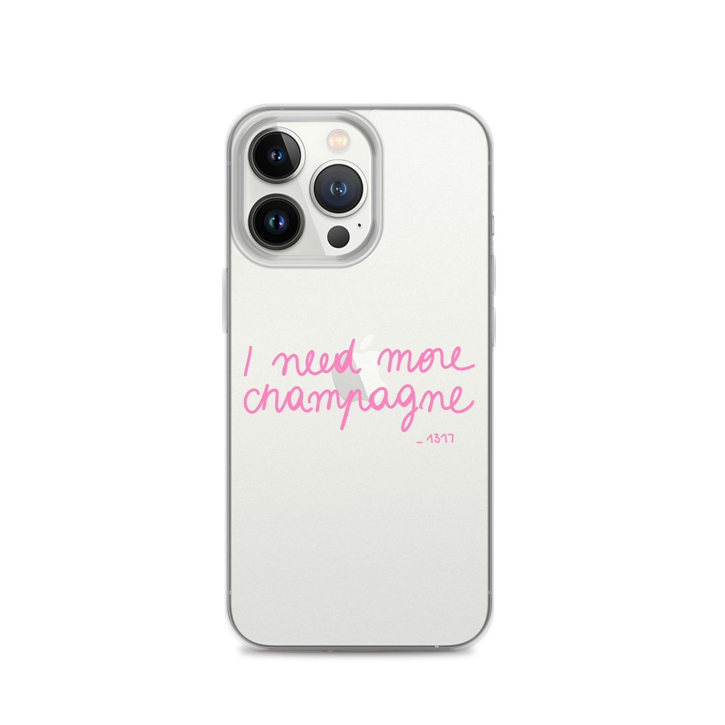 Coque pour iPhone I need more champagne rose