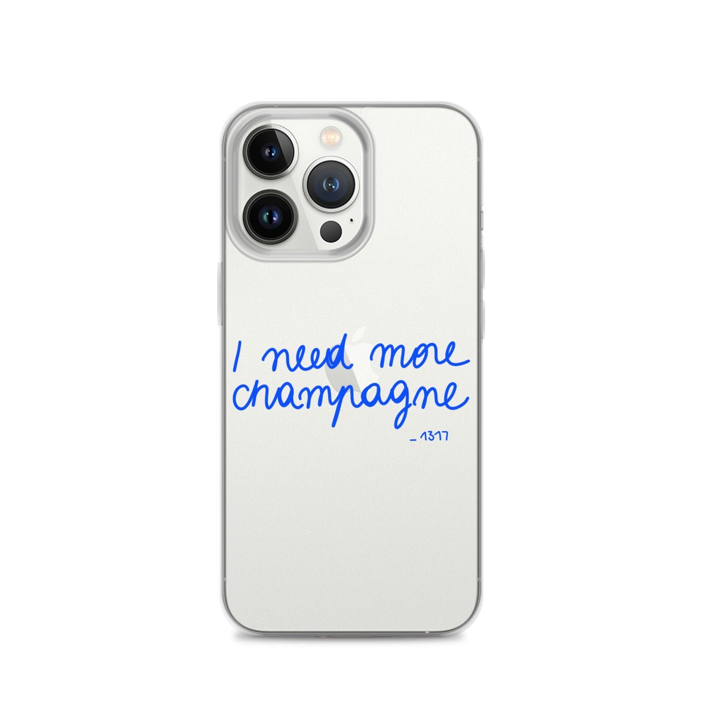 iPhone case I need more champagne blue