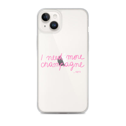 iPhone case I need more champagne pink