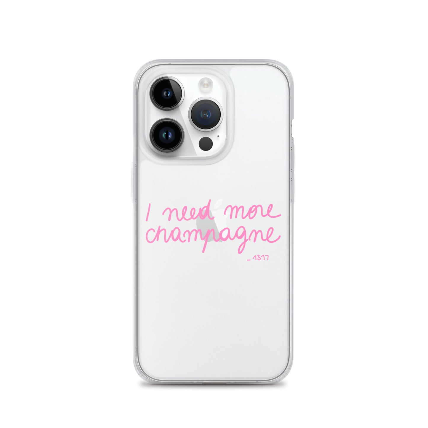 Coque pour iPhone I need more champagne rose