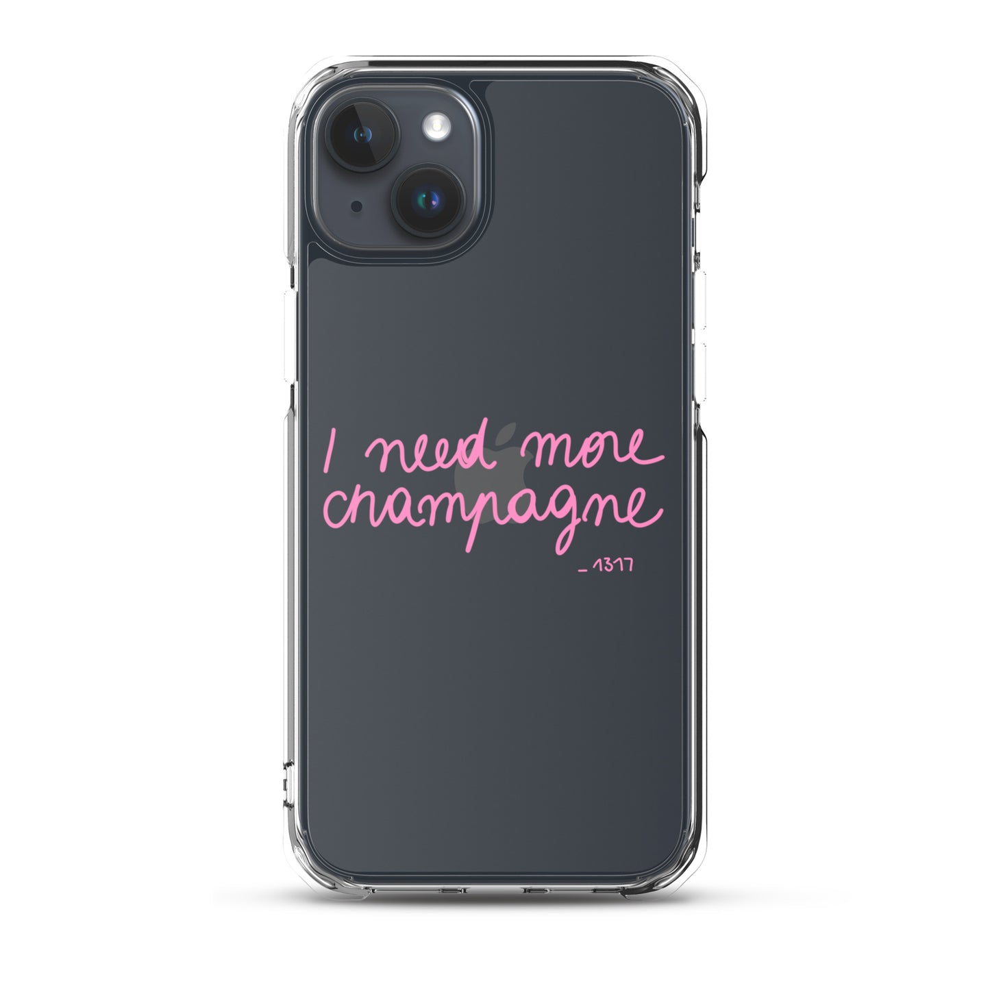 Coque pour iPhone I need more champagne rose