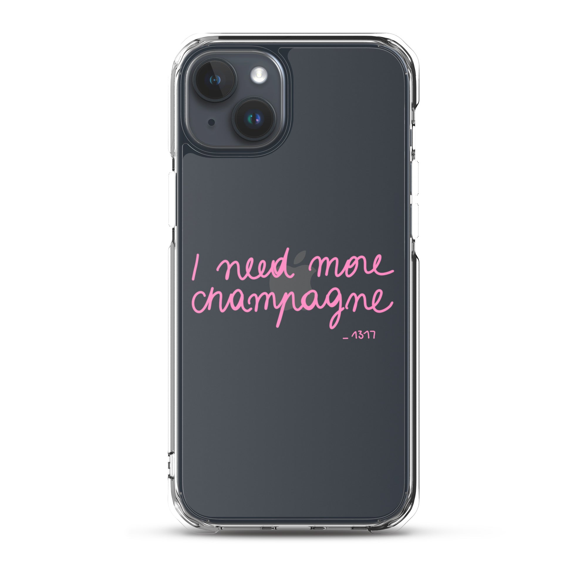 iPhone case I need more champagne pink