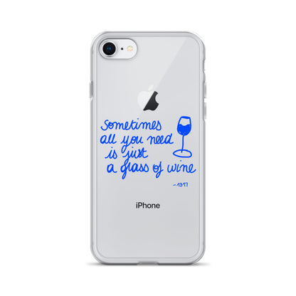 Wine theme iPhone case