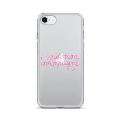 iPhone case I need more champagne pink