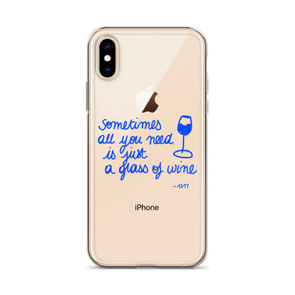 Wine theme iPhone case