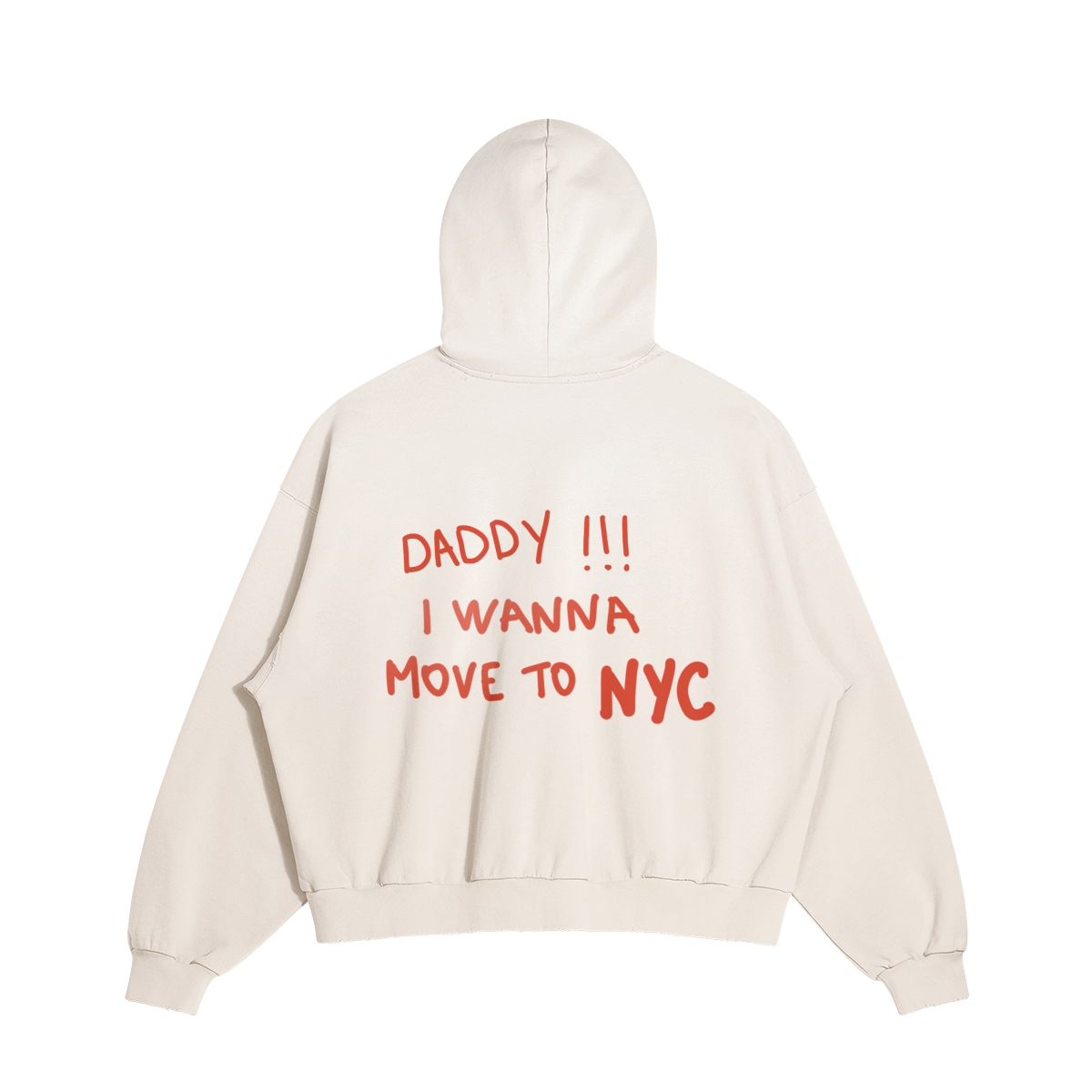 Hoodie daddy!!! I wanna move to NYC beige