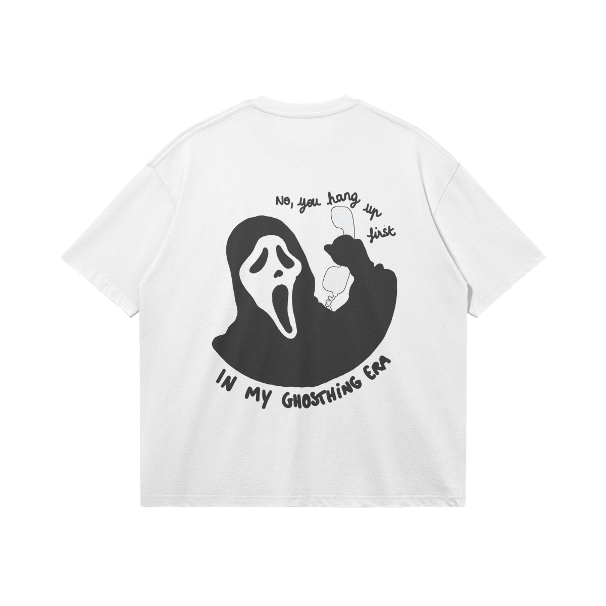 T-shirt scream blanc