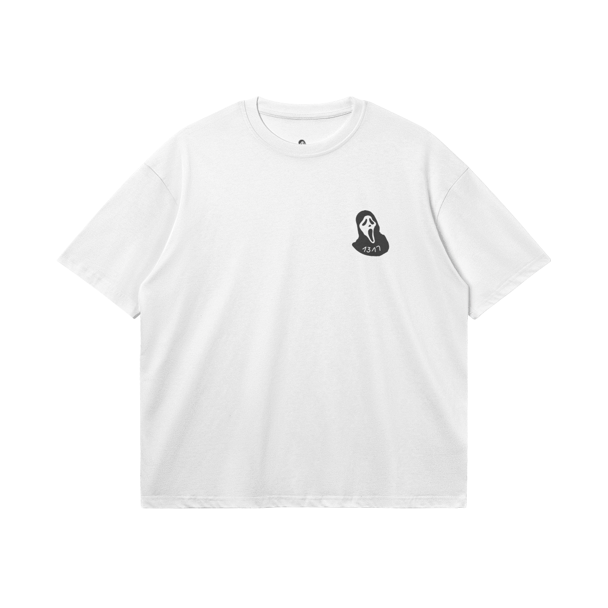 T-shirt scream blanc