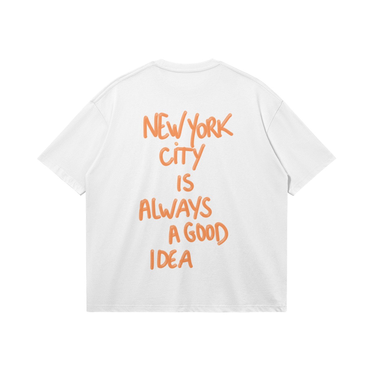 New York is always a good idea orange