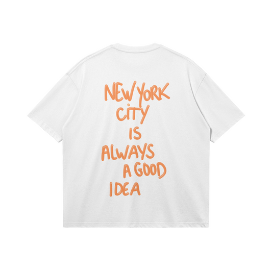 New York is always a good idea orange