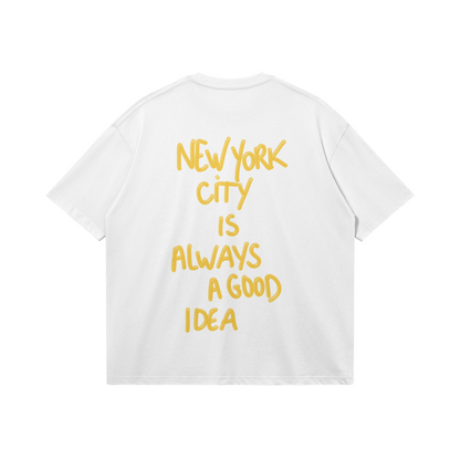 New York is always a good idea jaune