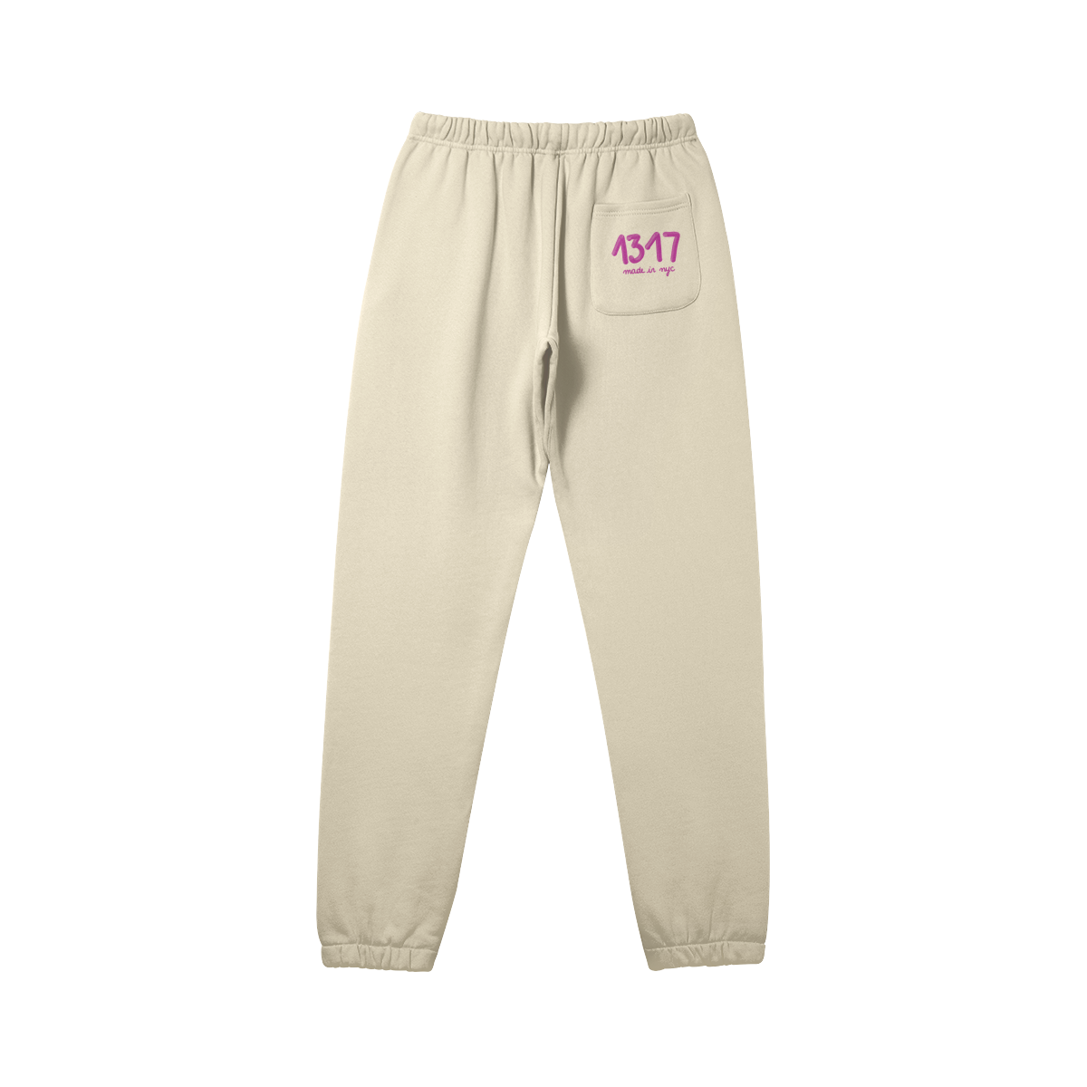 New York is always a good idea jogging pants beige