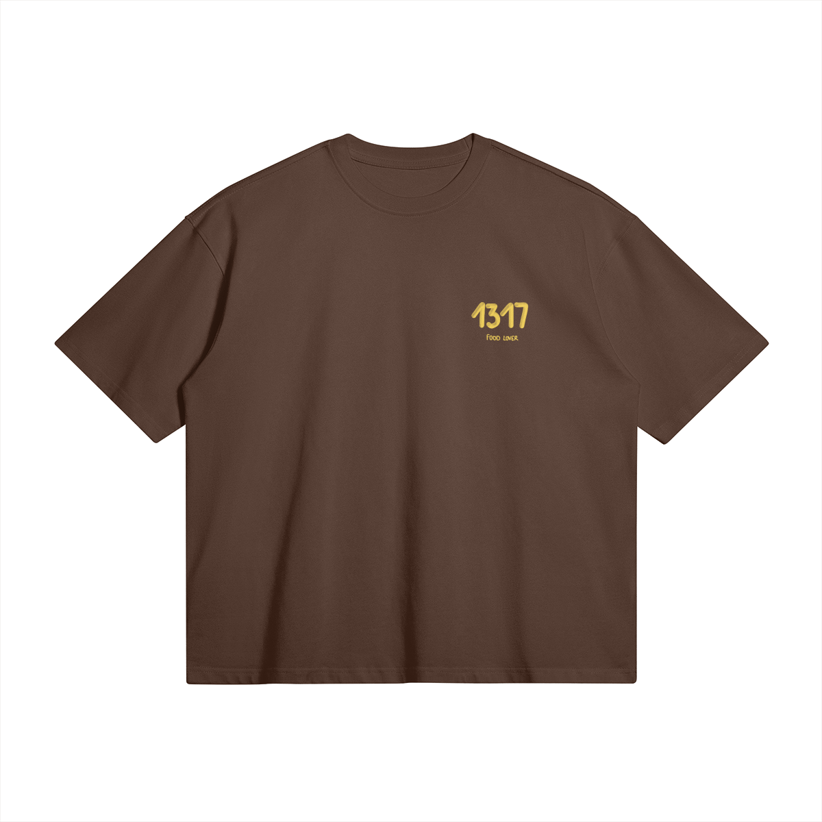 Brown food lover t-shirt