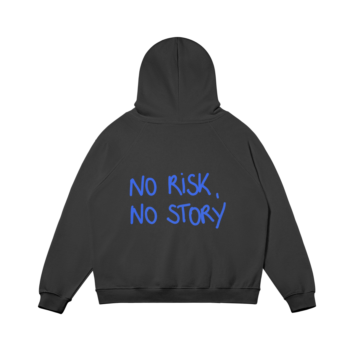 Hoodie No Risk, No story bleu