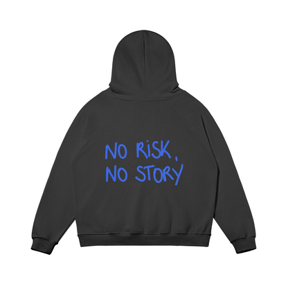 Hoodie No Risk, No story blue