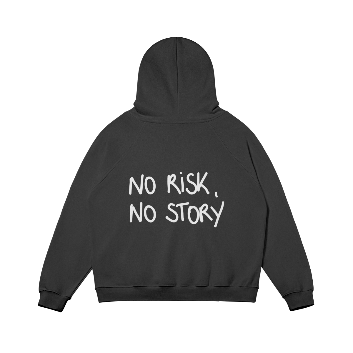 Hoodie No risk, no story blanc