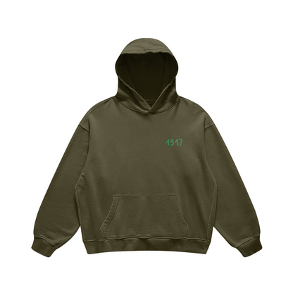 Hoodie All I want is driving a Porsche green